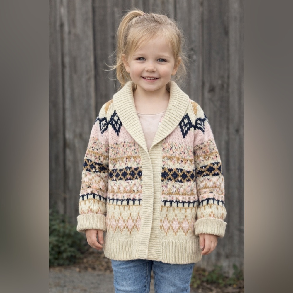 Girl’s Multicolor Knit Sweater 4T